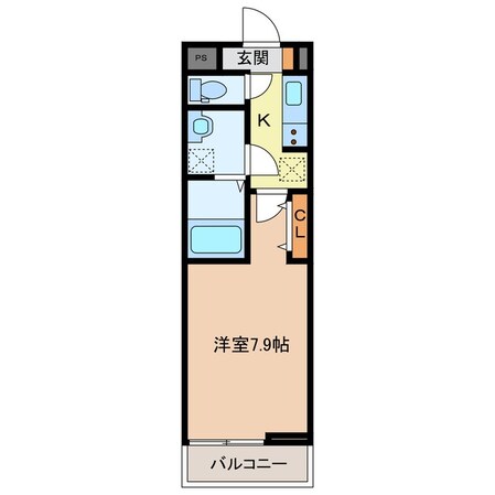 小古曽駅 徒歩3分 2階の物件間取画像